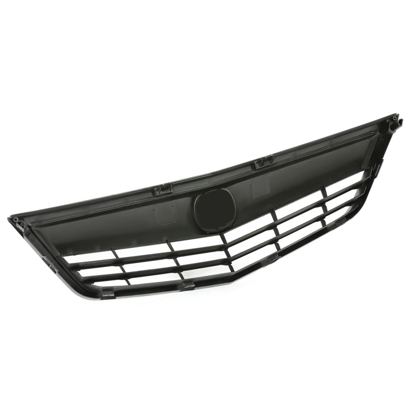 DURAFORCE For Acura TSX 2011 2012 13 2014 Matte Full Black Grill Front Bumper Upper Grille