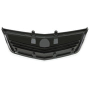 DURAFORCE For Acura TSX 2011 2012 13 2014 Matte Full Black Grill Front Bumper Upper Grille