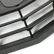 DURAFORCE For Acura TSX 2011 2012 13 2014 Matte Full Black Grill Front Bumper Upper Grille