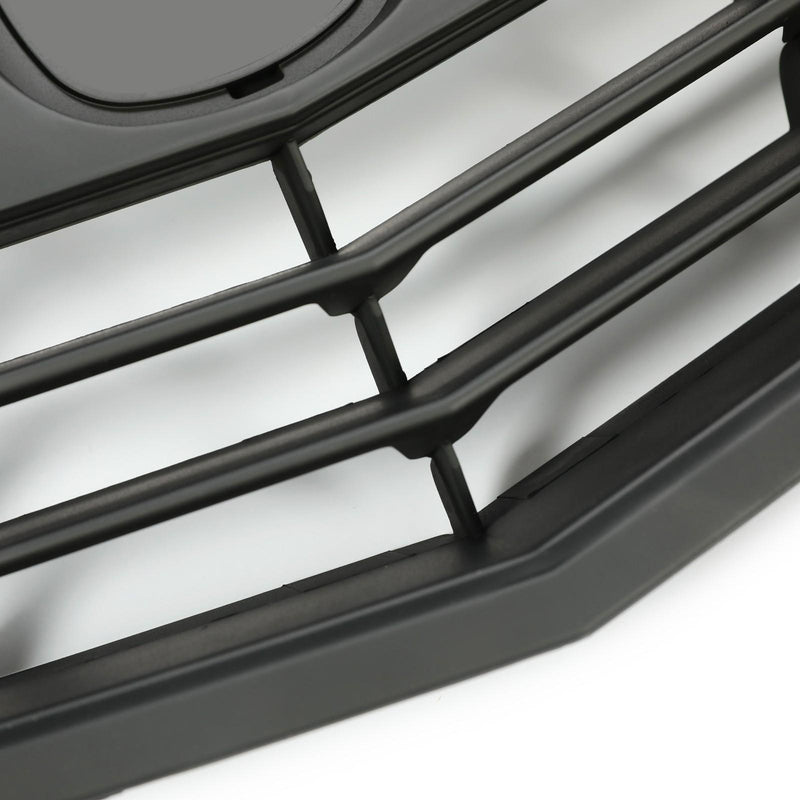 DURAFORCE For Acura TSX 2011 2012 13 2014 Matte Full Black Grill Front Bumper Upper Grille