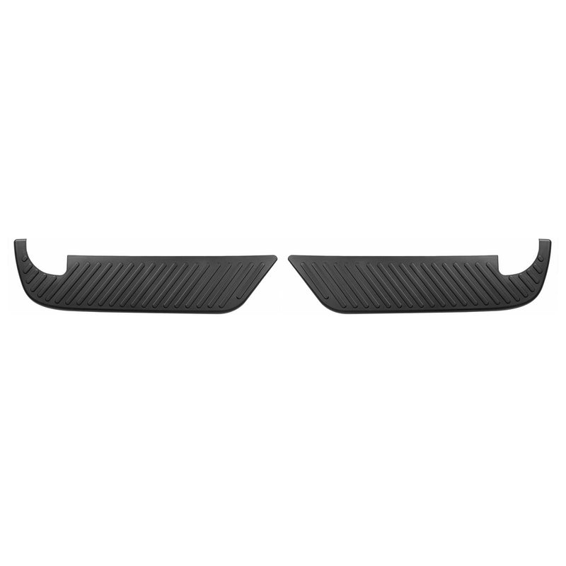 DURAFORCE Black LH & RH Rear Step Bumper Top Pad For F150 F250 Light Duty Styleside 97-04