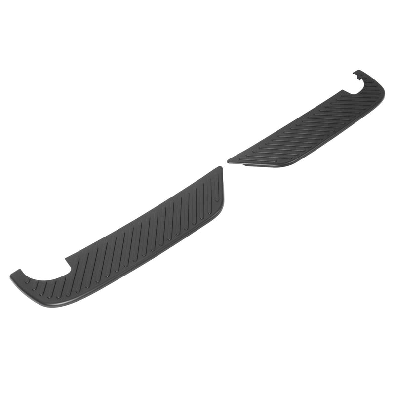 DURAFORCE Black LH & RH Rear Step Bumper Top Pad For F150 F250 Light Duty Styleside 97-04