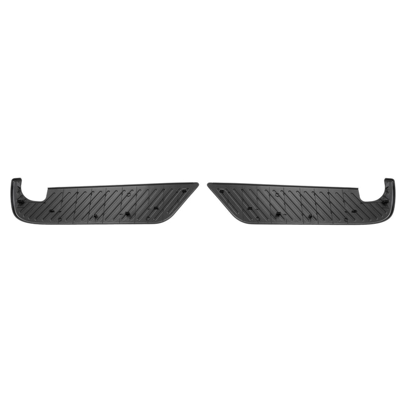 DURAFORCE Black LH & RH Rear Step Bumper Top Pad For F150 F250 Light Duty Styleside 97-04