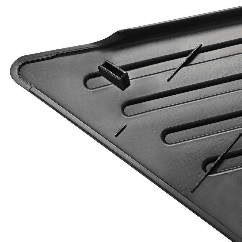 DURAFORCE Black LH & RH Rear Step Bumper Top Pad For F150 F250 Light Duty Styleside 97-04