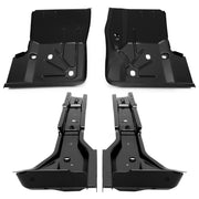 DURAFORCE Front Floor Pans and Support Torque Box Set for Jeep TJ Wrangler 1997-2006