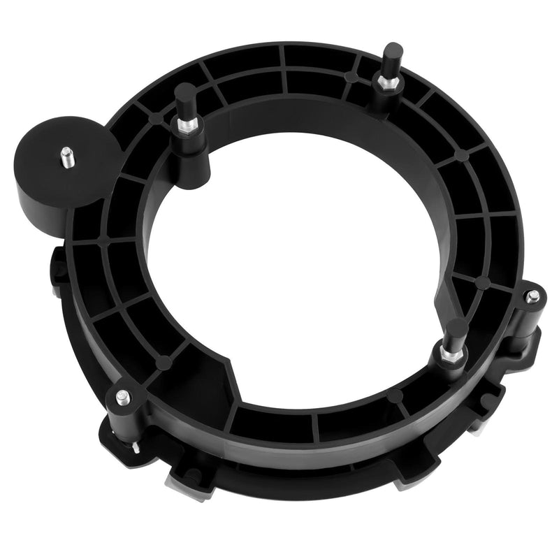 DURAFORCE Driver Side Left Headlight Bulb Bracket Bucket Black For Jeep Wrangler 1997-2006