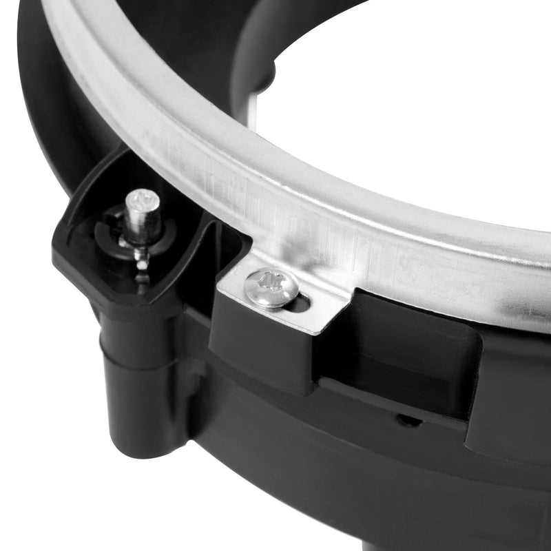 DURAFORCE Driver Side Left Headlight Bulb Bracket Bucket Black For Jeep Wrangler 1997-2006