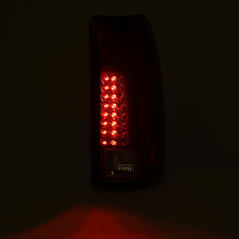DURAFORCE For Chevy Silverado 1500 99-02 GMC Sierra 1999-2007 LED Tail Lights Brake Lamps