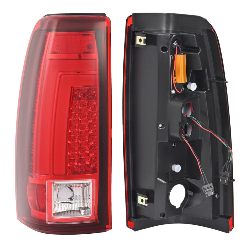 DURAFORCE For Chevy Silverado 1500 99-02 GMC Sierra 1999-2007 LED Tail Lights Brake Lamps