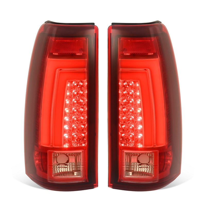 DURAFORCE For Chevy Silverado 1500 99-02 GMC Sierra 1999-2007 LED Tail Lights Brake Lamps