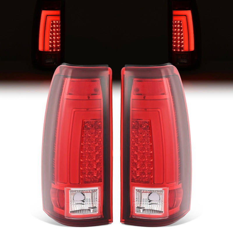 DURAFORCE For Chevy Silverado 1500 99-02 GMC Sierra 1999-2007 LED Tail Lights Brake Lamps