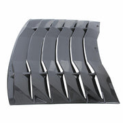 DURAFORCE For Charger Sedan 2011-2023 Carbon Fiber Style Rear Window Louver Sunshade Vent