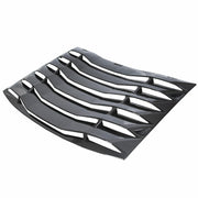 DURAFORCE For Charger Sedan 2011-2023 Carbon Fiber Style Rear Window Louver Sunshade Vent