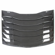 DURAFORCE For Charger Sedan 2011-2023 Carbon Fiber Style Rear Window Louver Sunshade Vent