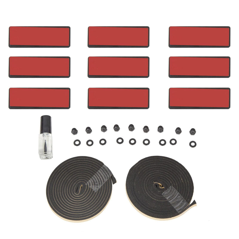DURAFORCE For Charger Sedan 2011-2023 Carbon Fiber Style Rear Window Louver Sunshade Vent