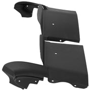 DURAFORCE Fit For Cadillac Eldorado 1979-1985 4Pcs Front Bumper Fillers Set Black