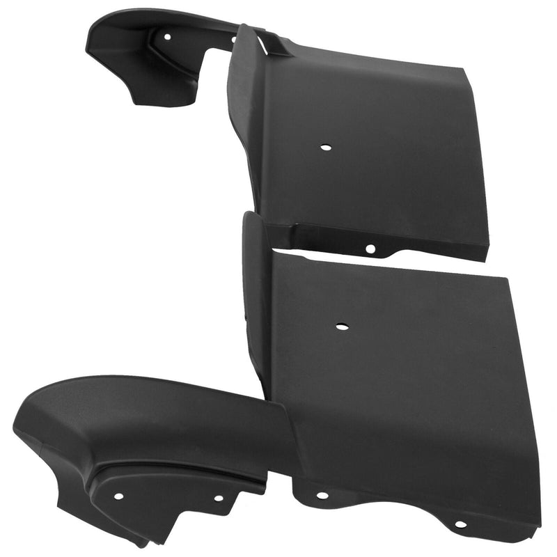 DURAFORCE Fit For Cadillac Eldorado 1979-1985 4Pcs Front Bumper Fillers Set Black