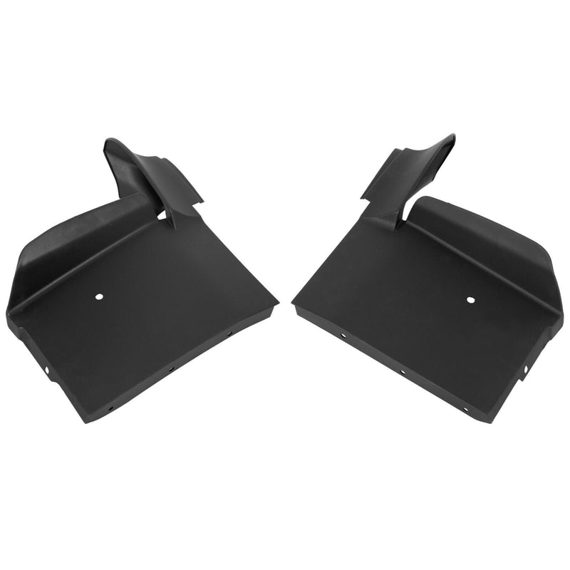 DURAFORCE Fit For Cadillac Eldorado 1979-1985 4Pcs Front Bumper Fillers Set Black