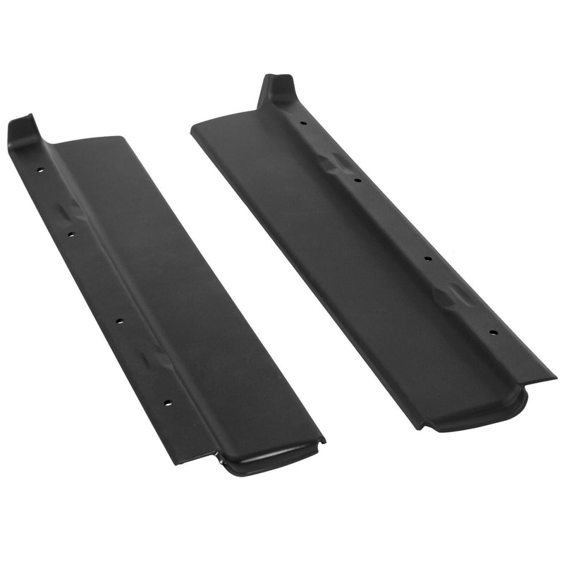 DURAFORCE Fit For Cadillac Eldorado 1979-1985 4Pcs Front Bumper Fillers Set Black