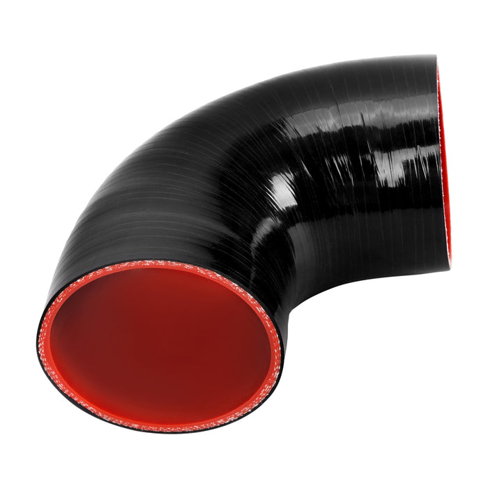 DURAFORCE 3" inch 90 Degree 76mm Elbow Silicone Hose/Intake/Intercooler Pipe Turbo Coupler