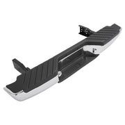 DURAFORCE For 1998-2004 Nissan Frontier Chrome Complete Rear Step Bumper W/O Sensor Hole