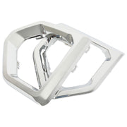 DURAFORCE Front Fog Light Outer Bezel Cover For GMC Sierra Denali SLT Chrome Set 2019-2022
