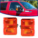 DURAFORCE Side Mirror Turn Signal Lights Amber Lens For 08-16 Ford F-250 F-350 09 10 11 12