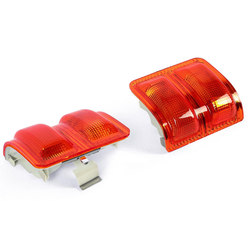 DURAFORCE Side Mirror Turn Signal Lights Amber Lens For 08-16 Ford F-250 F-350 09 10 11 12