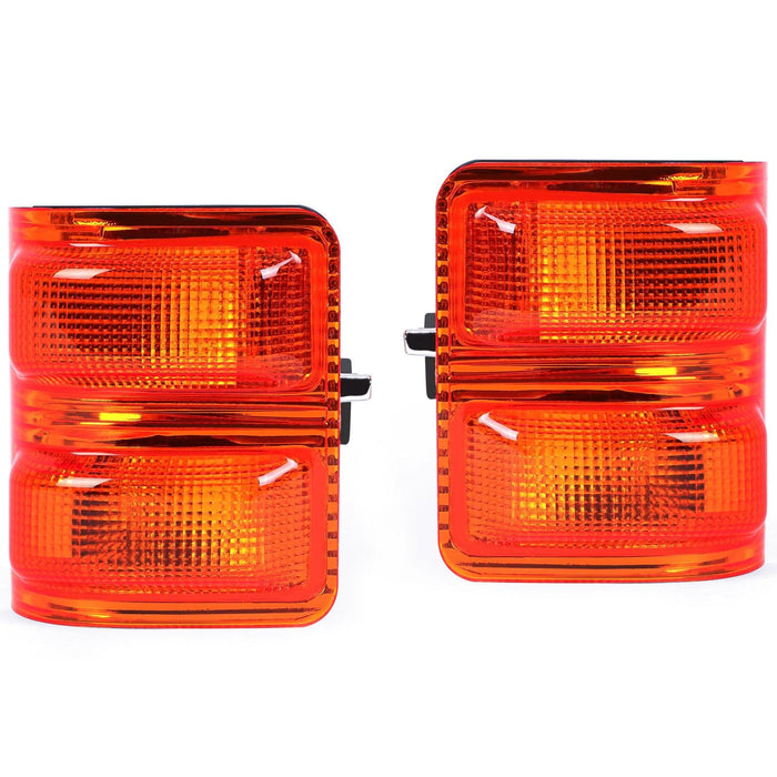 DURAFORCE Side Mirror Turn Signal Lights Amber Lens For 08-16 Ford F-250 F-350 09 10 11 12