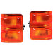 DURAFORCE Side Mirror Turn Signal Lights Amber Lens For 08-16 Ford F-250 F-350 09 10 11 12