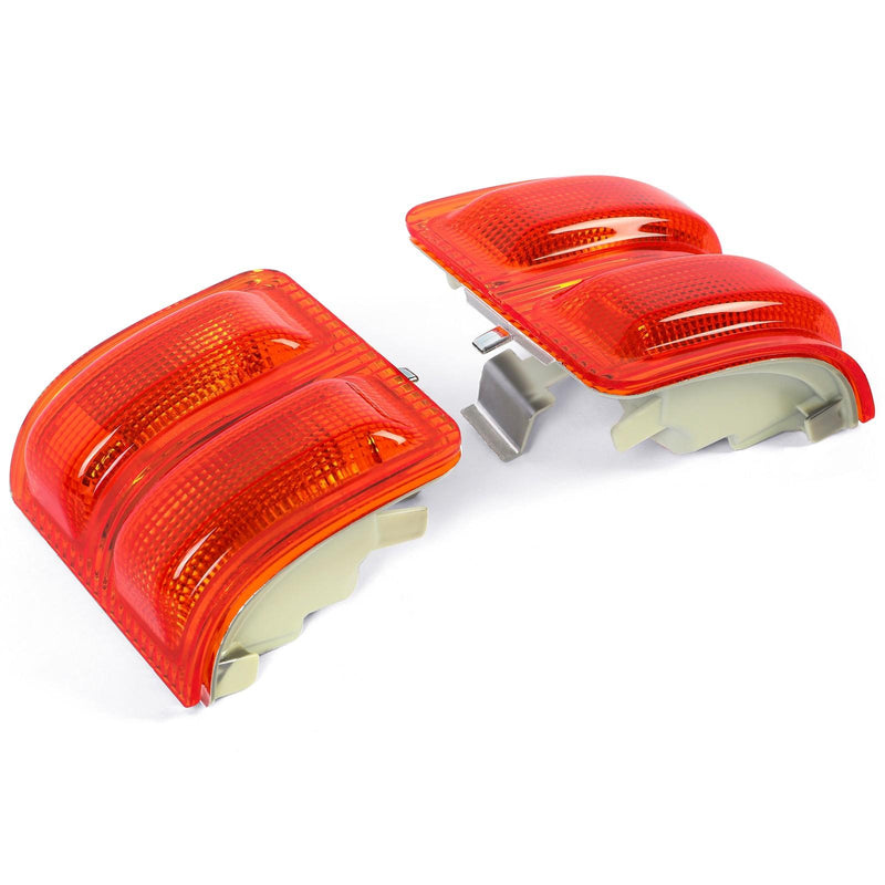 DURAFORCE Side Mirror Turn Signal Lights Amber Lens For 08-16 Ford F-250 F-350 09 10 11 12
