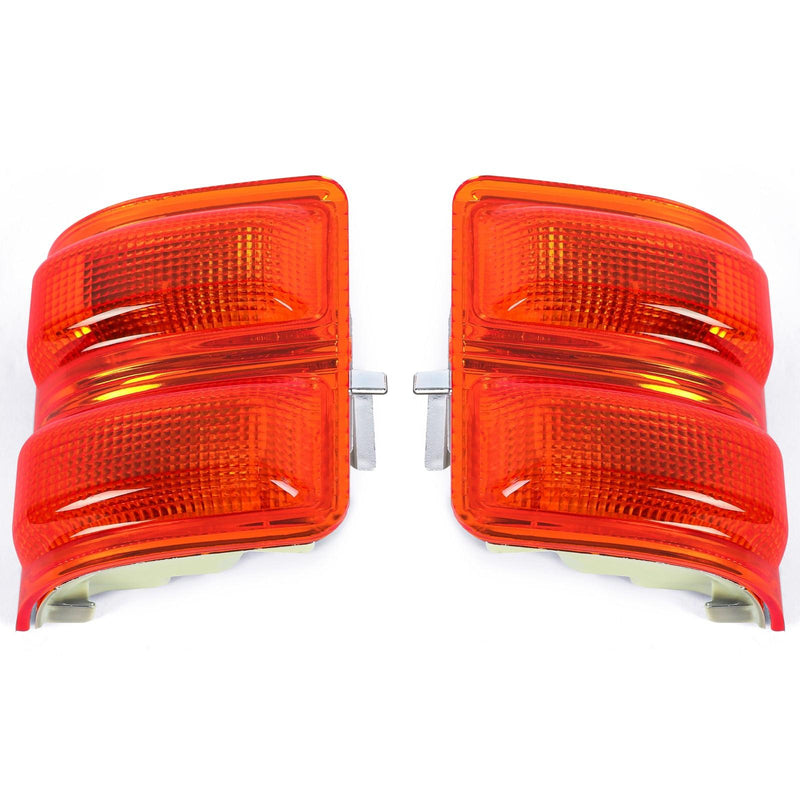DURAFORCE Side Mirror Turn Signal Lights Amber Lens For 08-16 Ford F-250 F-350 09 10 11 12