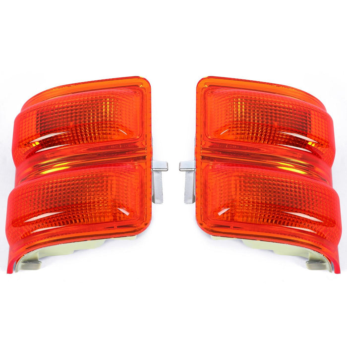 DURAFORCE Side Mirror Turn Signal Lights Amber Lens For 08-16 Ford F-250 F-350 09 10 11 12