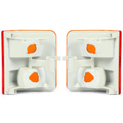 DURAFORCE Side Mirror Turn Signal Lights Amber Lens For 08-16 Ford F-250 F-350 09 10 11 12