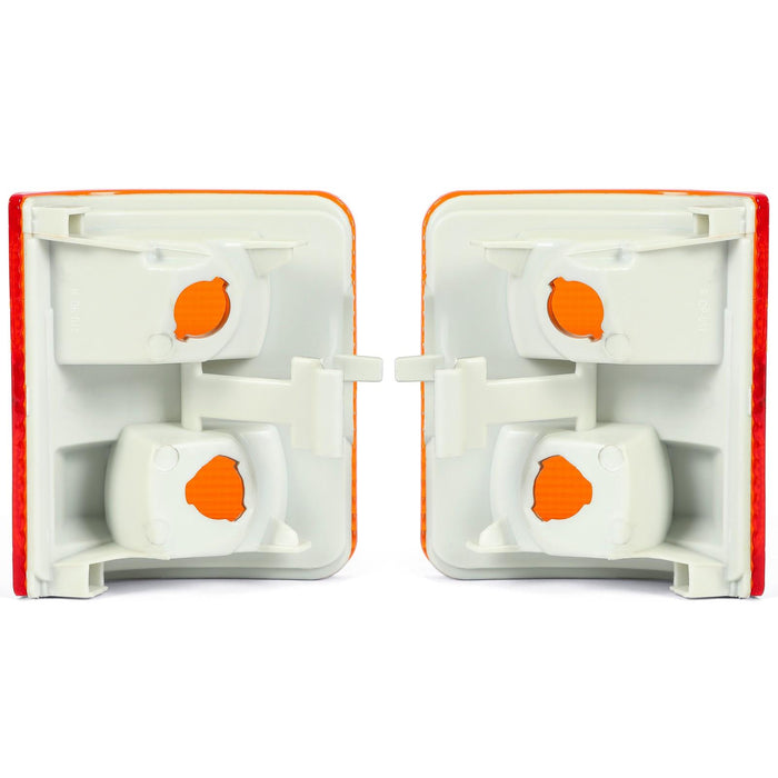 DURAFORCE Side Mirror Turn Signal Lights Amber Lens For 08-16 Ford F-250 F-350 09 10 11 12