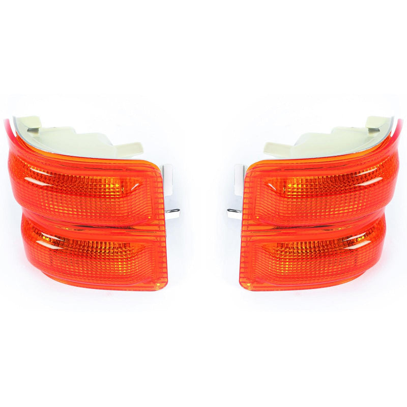 DURAFORCE Side Mirror Turn Signal Lights Amber Lens For 08-16 Ford F-250 F-350 09 10 11 12