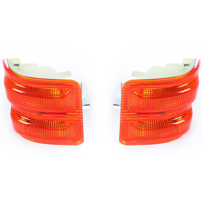 DURAFORCE Side Mirror Turn Signal Lights Amber Lens For 08-16 Ford F-250 F-350 09 10 11 12