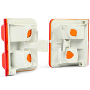 DURAFORCE Side Mirror Turn Signal Lights Amber Lens For 08-16 Ford F-250 F-350 09 10 11 12