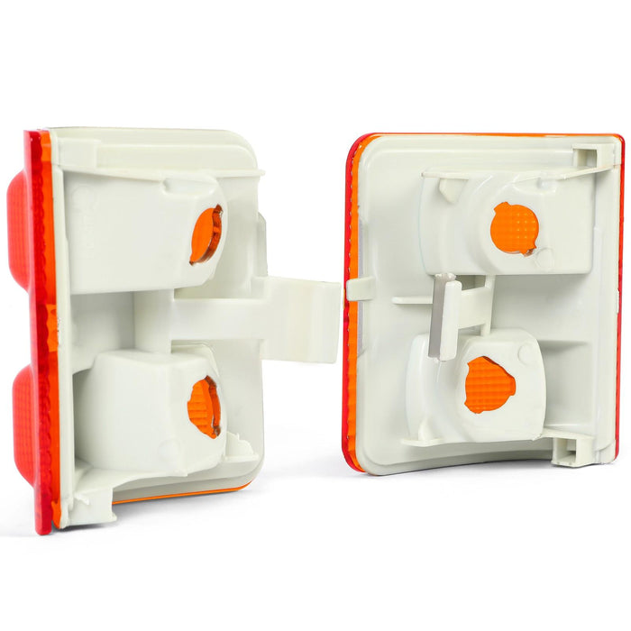 DURAFORCE Side Mirror Turn Signal Lights Amber Lens For 08-16 Ford F-250 F-350 09 10 11 12