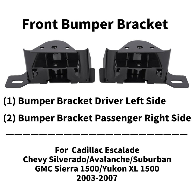 DURAFORCE For Chevrolet Silverado GMC Sierra 1500 2003-2006 Bumper Bracket Front LH & RH