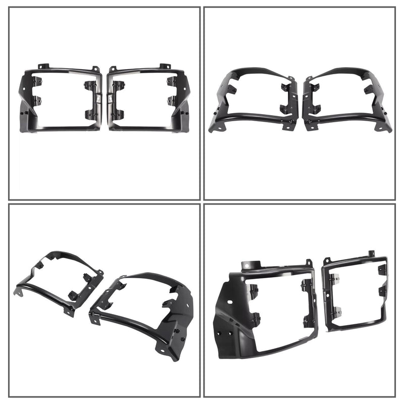 DURAFORCE Bumper Bracket For 2016 2017 2018 Chevrolet Silverado 1500 Set of 2 Front Outer