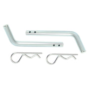 DURAFORCE 2pcs Adjustable Trailer Stake Pocket 5/8" D Ring Zinc Coated For Standard 2"x4"