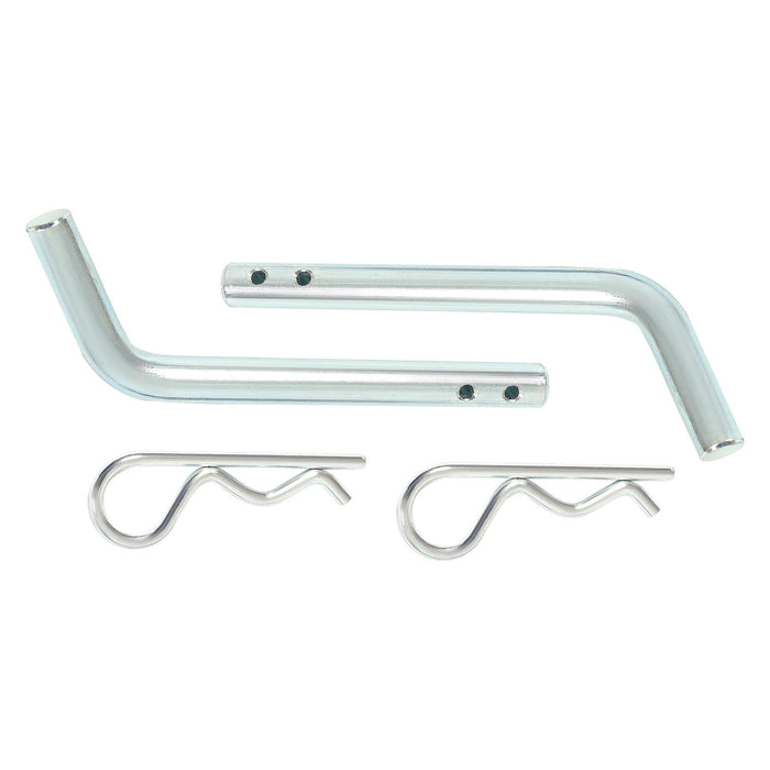 DURAFORCE 2pcs Adjustable Trailer Stake Pocket 5/8" D Ring Zinc Coated For Standard 2"x4"