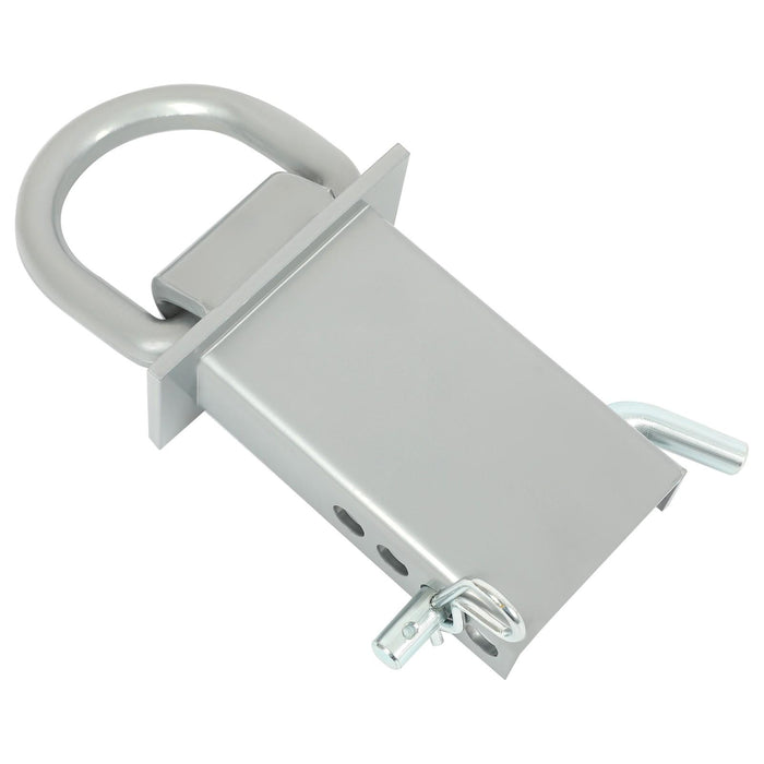 DURAFORCE 2pcs Adjustable Trailer Stake Pocket 5/8" D Ring Zinc Coated For Standard 2"x4"