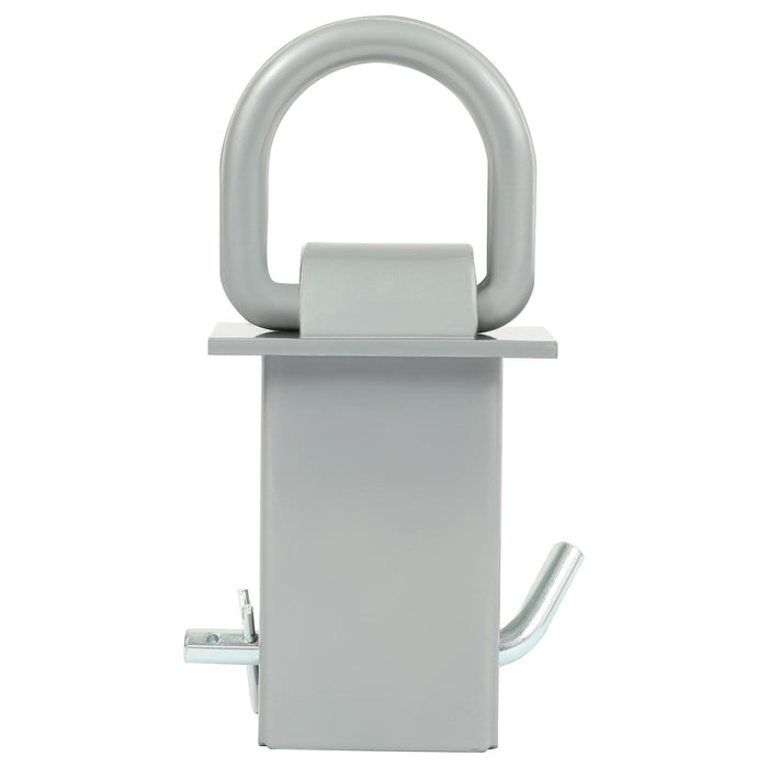 DURAFORCE 2pcs Adjustable Trailer Stake Pocket 5/8" D Ring Zinc Coated For Standard 2"x4"