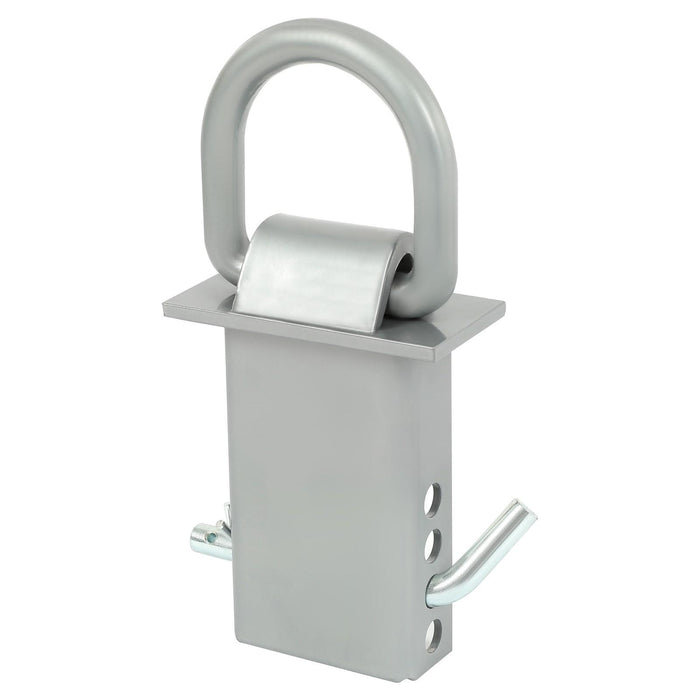 DURAFORCE 2pcs Adjustable Trailer Stake Pocket 5/8" D Ring Zinc Coated For Standard 2"x4"