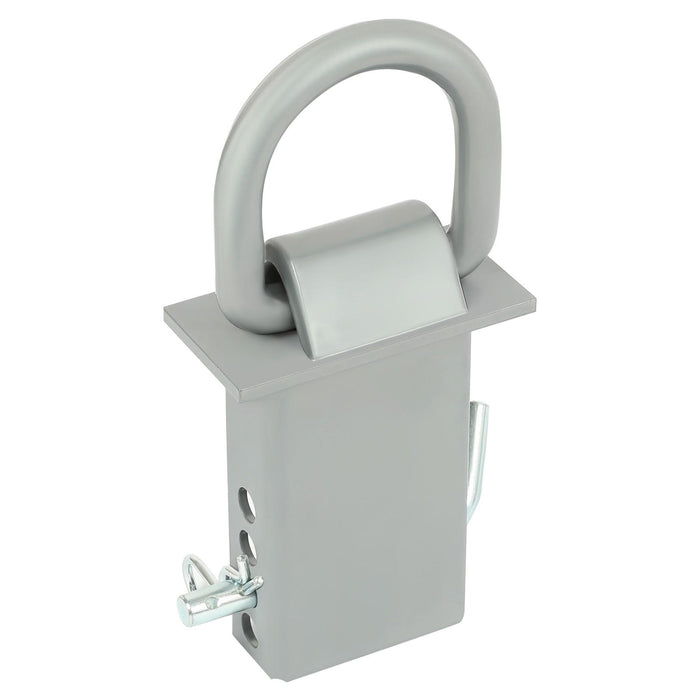 DURAFORCE 2pcs Adjustable Trailer Stake Pocket 5/8" D Ring Zinc Coated For Standard 2"x4"