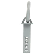 DURAFORCE 2pcs Adjustable Trailer Stake Pocket 5/8" D Ring Zinc Coated For Standard 2"x4"