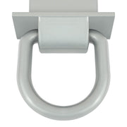 DURAFORCE 2pcs Adjustable Trailer Stake Pocket 5/8" D Ring Zinc Coated For Standard 2"x4"