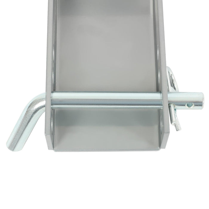 DURAFORCE 2pcs Adjustable Trailer Stake Pocket 5/8" D Ring Zinc Coated For Standard 2"x4"